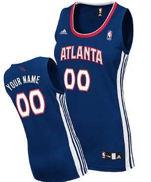Women's Customized Atlanta Hawks Blue Jersey ,We sell and wholesale Women's Customized Atlanta Hawks Blue Jersey  on line form chian!
