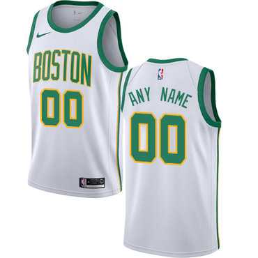 Women's Customized Boston Celtics Swingman White Nike NBA City Edition Jersey,We sell and wholesale Women's Customized Boston Celtics Swingman White Nike NBA City Edition Jersey on line form chian!