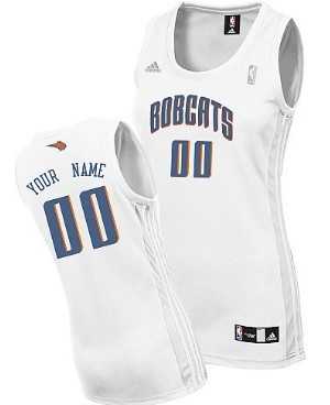 Women's Customized Charlotte Bobcats White Jersey,We sell and wholesale Women's Customized Charlotte Bobcats White Jersey on line form chian!