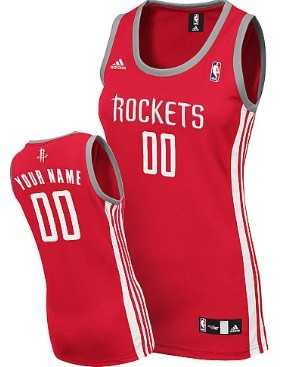 Women's Customized Houston Rockets Red Jersey,We sell and wholesale Women's Customized Houston Rockets Red Jersey on line form chian!
