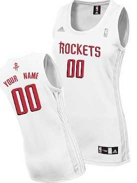 Women's Customized Houston Rockets White Jersey,We sell and wholesale Women's Customized Houston Rockets White Jersey on line form chian!