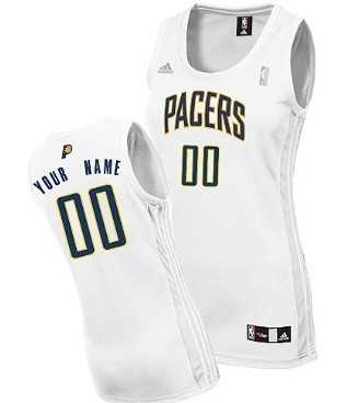 Women's Customized Indiana Pacers White Jersey ,We sell and wholesale Women's Customized Indiana Pacers White Jersey  on line form chian!