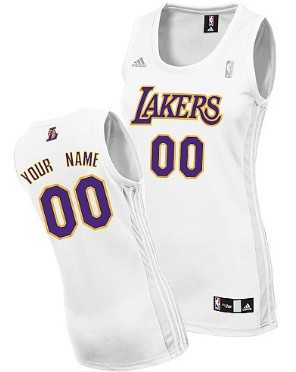Women's Customized Los Angeles Lakers White Jersey,We sell and wholesale Women's Customized Los Angeles Lakers White Jersey on line form chian!