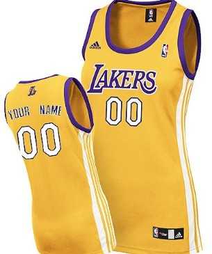 Women's Customized Los Angeles Lakers Yellow Jersey,We sell and wholesale Women's Customized Los Angeles Lakers Yellow Jersey on line form chian!