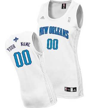 Women's Customized New Orleans Hornets White Jersey,We sell and wholesale Women's Customized New Orleans Hornets White Jersey on line form chian!