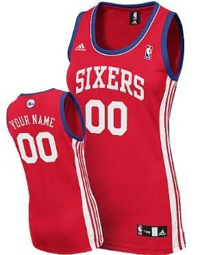 Women's Customized Philadelphia 76ers Red Jersey ,We sell and wholesale Women's Customized Philadelphia 76ers Red Jersey  on line form chian!