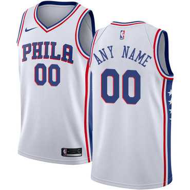 Women's Customized Philadelphia 76ers Swingman White Nike Association Edition Jersey,We sell and wholesale Women's Customized Philadelphia 76ers Swingman White Nike Association Edition Jersey on line form chian!