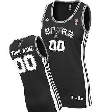 Women's Customized San Antonio Spurs Black Basketball Jersey,We sell and wholesale Women's Customized San Antonio Spurs Black Basketball Jersey on line form chian!