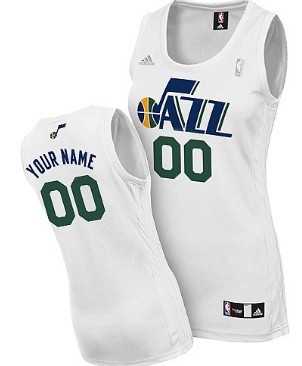 Women's Customized Utah Jazz White Basketball Jersey,We sell and wholesale Women's Customized Utah Jazz White Basketball Jersey on line form chian!