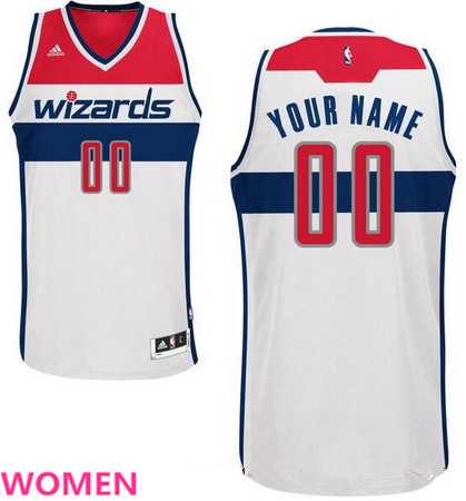 Women's Customized Washington Wizards White Swingman Adidas Swingman Home Basketball Jersey,We sell and wholesale Women's Customized Washington Wizards White Swingman Adidas Swingman Home Basketball Jersey on line form chian!