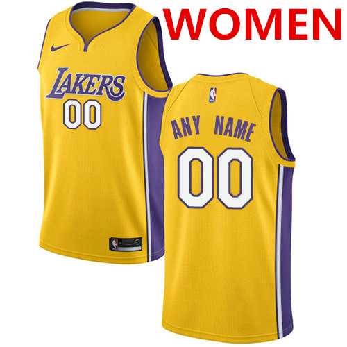 Women's Customized los angeles lakers swingman gold home nike icon edition jersey,We sell and wholesale Women's Customized los angeles lakers swingman gold home nike icon edition jersey on line form chian!