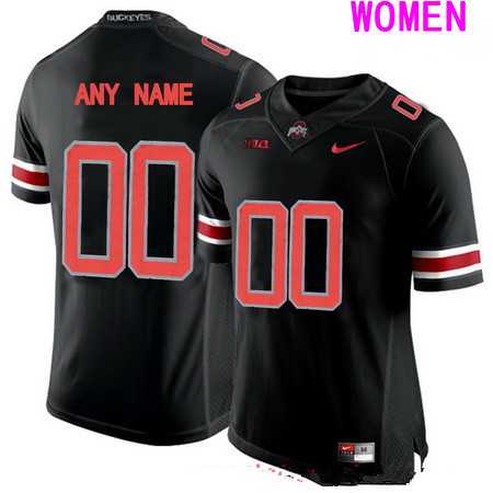 Women's Ohio State Buckeyes Customized College Football Nike Lights Black Out Limited Jersey,We sell and wholesale Women's Ohio State Buckeyes Customized College Football Nike Lights Black Out Limited Jersey on line form chian!
