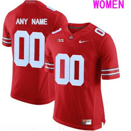 Women's Ohio State Buckeyes Customized College Football Nike Red Limited Jersey,We sell and wholesale Women's Ohio State Buckeyes Customized College Football Nike Red Limited Jersey on line form chian!