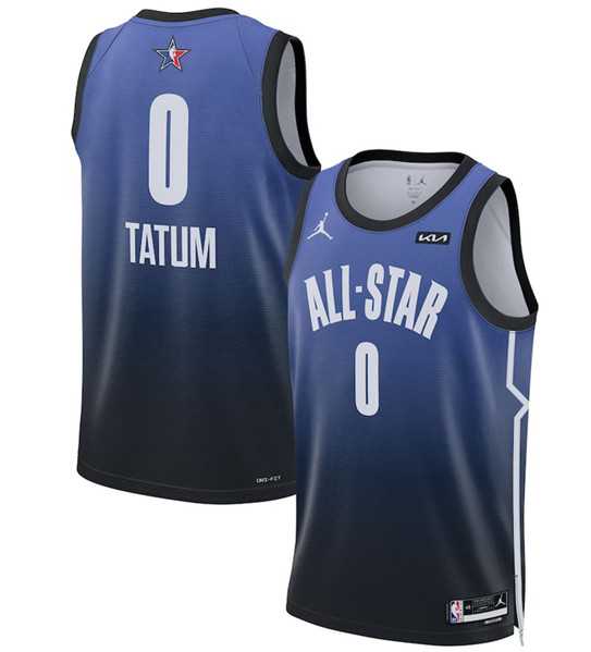 Men's 2023 All-Star #0 Jayson Tatum Blue Game Swingman Stitched Basketball Jersey Dzhi,We sell and wholesale Men's 2023 All-Star #0 Jayson Tatum Blue Game Swingman Stitched Basketball Jersey Dzhi on line form chian!