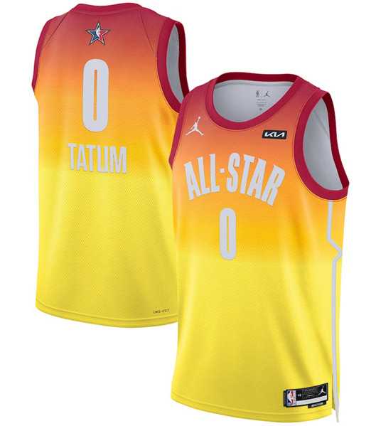 Men's 2023 All-Star #0 Jayson Tatum Orange Game Swingman Stitched Basketball Jersey Dzhi,We sell and wholesale Men's 2023 All-Star #0 Jayson Tatum Orange Game Swingman Stitched Basketball Jersey Dzhi on line form chian!