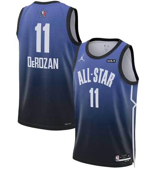 Men's 2023 All-Star #11 DeMar DeRozan Blue Game Swingman Stitched Basketball Jersey Dzhi,We sell and wholesale Men's 2023 All-Star #11 DeMar DeRozan Blue Game Swingman Stitched Basketball Jersey Dzhi on line form chian!