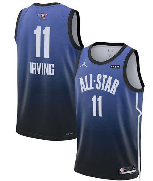 Men's 2023 All-Star #11 Kyrie Irving Blue Game Swingman Stitched Basketball Jersey Dzhi,We sell and wholesale Men's 2023 All-Star #11 Kyrie Irving Blue Game Swingman Stitched Basketball Jersey Dzhi on line form chian!