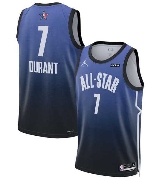 Men's 2023 All-Star #7 Kevin Durant Blue Game Swingman Stitched Basketball Jersey Dzhi,We sell and wholesale Men's 2023 All-Star #7 Kevin Durant Blue Game Swingman Stitched Basketball Jersey Dzhi on line form chian!