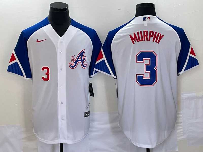 Men's Atlanta Braves #3 Dale Murphy Number White 2023 City Connect Cool Base Stitched Jersey,We sell and wholesale Men's Atlanta Braves #3 Dale Murphy Number White 2023 City Connect Cool Base Stitched Jersey on line form chian!