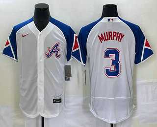 Men's Atlanta Braves #3 Dale Murphy White 2023 City Connect Flex Base Stitched Jersey,We sell and wholesale Men's Atlanta Braves #3 Dale Murphy White 2023 City Connect Flex Base Stitched Jersey on line form chian!