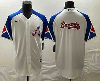 Men's Atlanta Braves Big Logo White 2023 City Connect Cool Base Stitched Jersey,We sell and wholesale Men's Atlanta Braves Big Logo White 2023 City Connect Cool Base Stitched Jersey on line form chian!