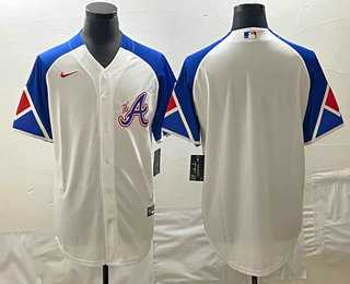 Men's Atlanta Braves Blank White 2023 City Connect Cool Base Stitched Jersey,We sell and wholesale Men's Atlanta Braves Blank White 2023 City Connect Cool Base Stitched Jersey on line form chian!