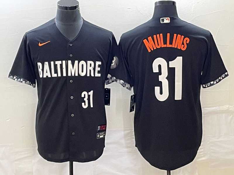 Men's Baltimore Orioles #31 Cedric Mullins Number Black 2023 City Connect Cool Base Stitched MLB Jerseys,We sell and wholesale Men's Baltimore Orioles #31 Cedric Mullins Number Black 2023 City Connect Cool Base Stitched MLB Jerseys on line form chian!
