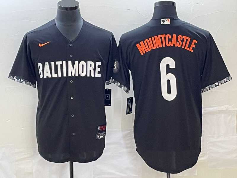 Men's Baltimore Orioles #6 Ryan Mountcastle Black 2023 City Connect Cool Base Stitched Jersey,We sell and wholesale Men's Baltimore Orioles #6 Ryan Mountcastle Black 2023 City Connect Cool Base Stitched Jersey on line form chian!