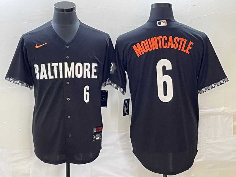 Men's Baltimore Orioles #6 Ryan Mountcastle Number Black 2023 City Connect Cool Base Stitched MLB Jerseys,We sell and wholesale Men's Baltimore Orioles #6 Ryan Mountcastle Number Black 2023 City Connect Cool Base Stitched MLB Jerseys on line form chian!