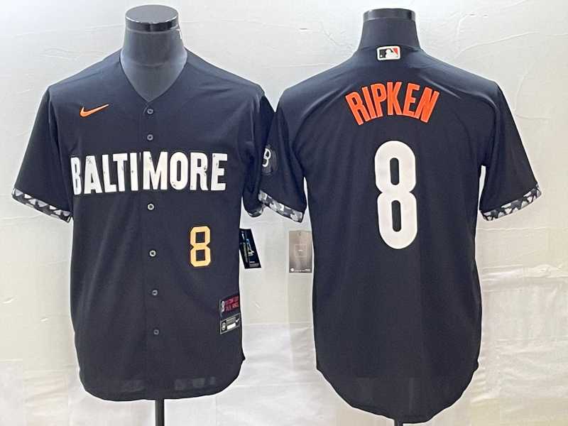 Men's Baltimore Orioles #8 Cal Ripken Jr Number Black 2023 City Connect Cool Base Stitched Jersey,We sell and wholesale Men's Baltimore Orioles #8 Cal Ripken Jr Number Black 2023 City Connect Cool Base Stitched Jersey on line form chian!