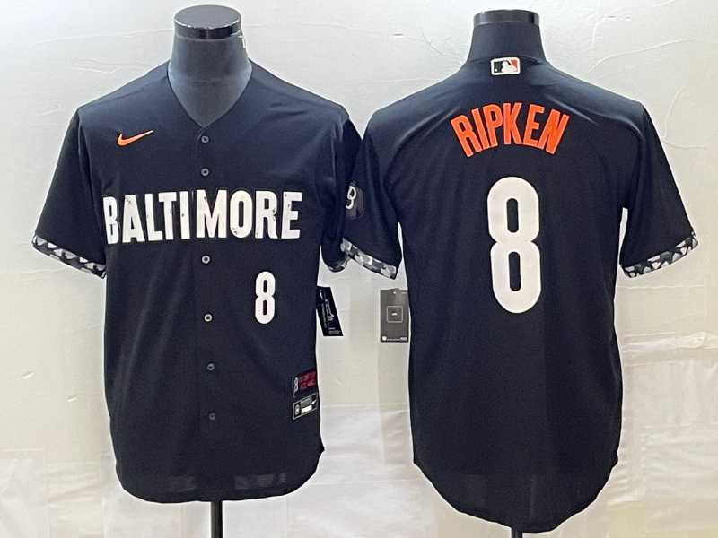 Men's Baltimore Orioles #8 Cal Ripken Jr Number Black 2023 City Connect Cool Base Stitched MLB Jerseys,We sell and wholesale Men's Baltimore Orioles #8 Cal Ripken Jr Number Black 2023 City Connect Cool Base Stitched MLB Jerseys on line form chian!