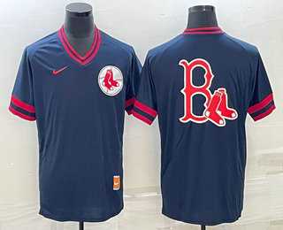 Men's Boston Red Sox Big Logo Navy Blue Nike Cooperstown Collection Legend V Neck Jersey,We sell and wholesale Men's Boston Red Sox Big Logo Navy Blue Nike Cooperstown Collection Legend V Neck Jersey on line form chian!