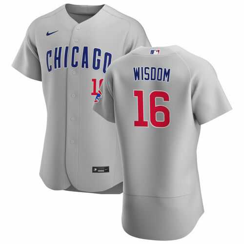 Men's Chicago Cubs #16 Patrick Wisdom Gray Flex Base Stitched Jersey Dzhi,We sell and wholesale Men's Chicago Cubs #16 Patrick Wisdom Gray Flex Base Stitched Jersey Dzhi on line form chian!