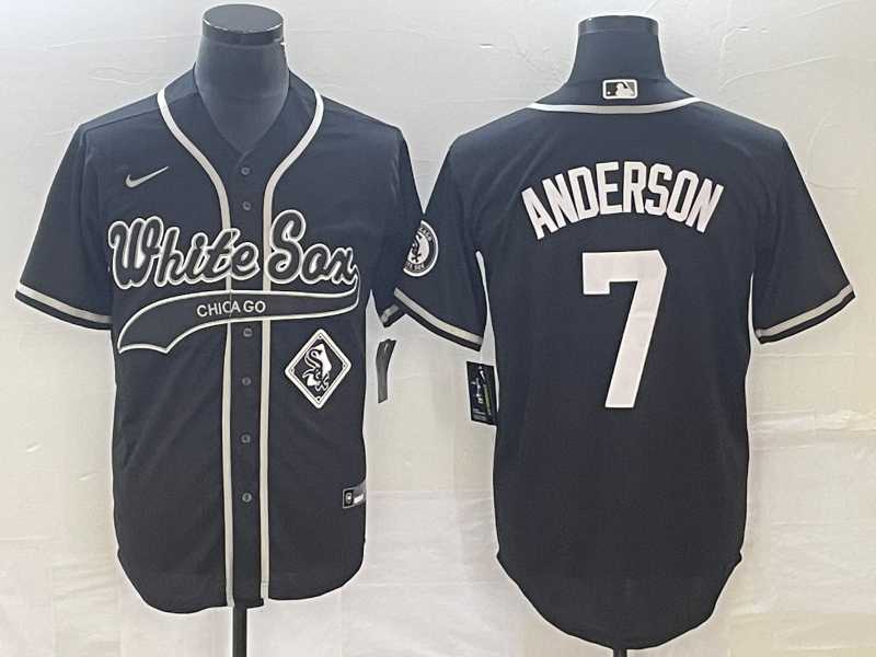 Men's Chicago White Sox #7 Tim Anderson Black Cool Base Stitched Baseball Jersey,We sell and wholesale Men's Chicago White Sox #7 Tim Anderson Black Cool Base Stitched Baseball Jersey on line form chian!