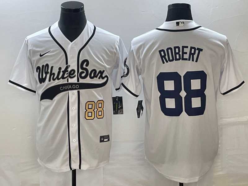 Men's Chicago White Sox #88 Luis Robert Number White Cool Base Stitched Baseball Jersey,We sell and wholesale Men's Chicago White Sox #88 Luis Robert Number White Cool Base Stitched Baseball Jersey on line form chian!