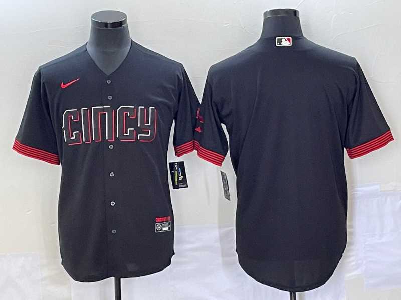 Men's Cincinnati Reds Blank Black 2023 City Connect Cool Base Stitched Jersey,We sell and wholesale Men's Cincinnati Reds Blank Black 2023 City Connect Cool Base Stitched Jersey on line form chian!