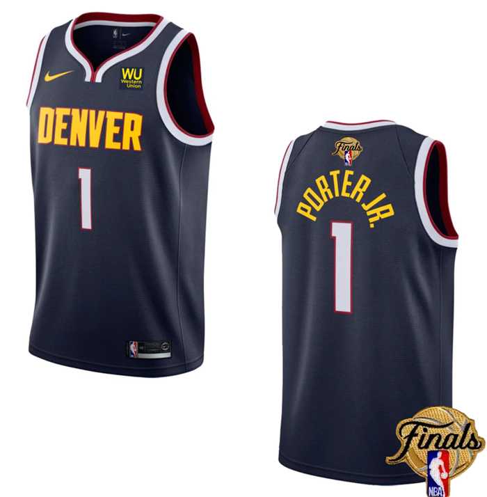 Men's Denver Nuggets #1 Michael Porter Jr. Navy 2023 Finals Icon Edition Stitched Basketball Jersey Dzhi,We sell and wholesale Men's Denver Nuggets #1 Michael Porter Jr. Navy 2023 Finals Icon Edition Stitched Basketball Jersey Dzhi on line form chian!