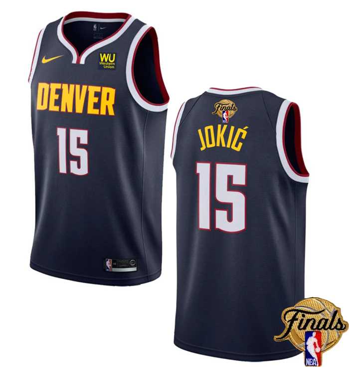 Men's Denver Nuggets #15 Nikola Jokic Navy 2023 Finals Icon Edition Stitched Basketball Jersey Dzhi,We sell and wholesale Men's Denver Nuggets #15 Nikola Jokic Navy 2023 Finals Icon Edition Stitched Basketball Jersey Dzhi on line form chian!