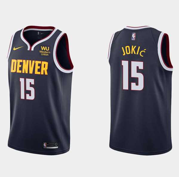 Men's Denver Nuggets #15 Nikola Jokic Navy Icon Edition Stitched Jersey Dzhi,We sell and wholesale Men's Denver Nuggets #15 Nikola Jokic Navy Icon Edition Stitched Jersey Dzhi on line form chian!