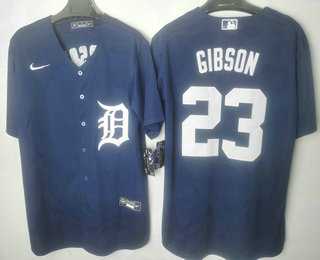 Men's Detroit Tigers #23 Kirk Gibson Navy Blue Stitched Cool Base Jersey,We sell and wholesale Men's Detroit Tigers #23 Kirk Gibson Navy Blue Stitched Cool Base Jersey on line form chian!