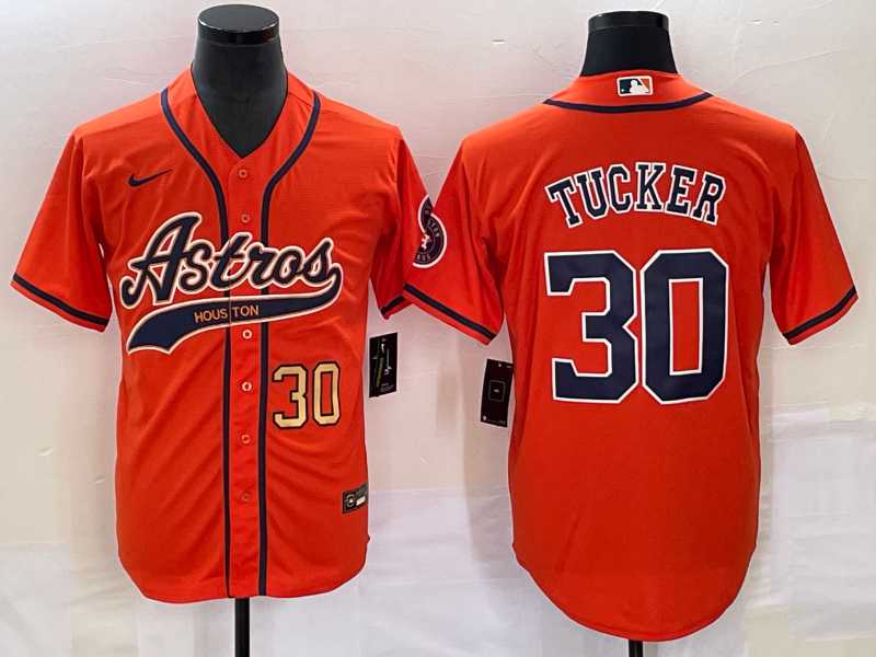 Men's Houston Astros #30 Kyle Tucker Number Orange With Patch Cool Base Stitched Baseball Jersey,We sell and wholesale Men's Houston Astros #30 Kyle Tucker Number Orange With Patch Cool Base Stitched Baseball Jersey on line form chian!