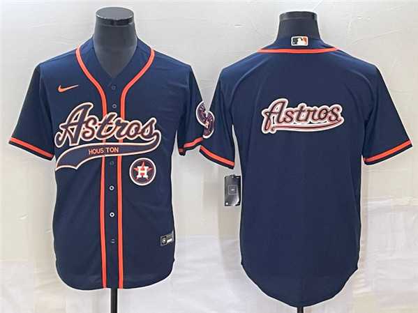 Men's Houston Astros Navy Team Big Logo With Patch Cool Base Stitched Jerseys,We sell and wholesale Men's Houston Astros Navy Team Big Logo With Patch Cool Base Stitched Jerseys on line form chian!