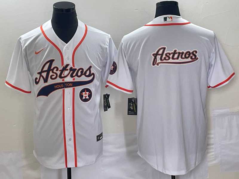 Men's Houston Astros White Team Big Logo Cool Base Stitched MLB Jerseys,We sell and wholesale Men's Houston Astros White Team Big Logo Cool Base Stitched MLB Jerseys on line form chian!