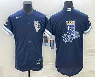Men's Kansas City Royals Big Logo 2022 Navy Blue City Connect Flex Base Stitched Jersey,We sell and wholesale Men's Kansas City Royals Big Logo 2022 Navy Blue City Connect Flex Base Stitched Jersey on line form chian!