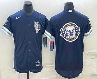 Men's Kansas City Royals Big Logo 2022 Navy Blue City Connect Flex Base Stitched Jerseys,We sell and wholesale Men's Kansas City Royals Big Logo 2022 Navy Blue City Connect Flex Base Stitched Jerseys on line form chian!
