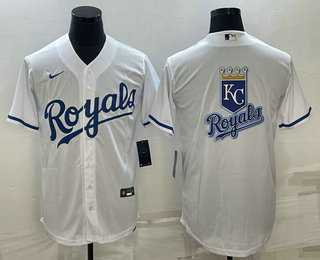 Men's Kansas City Royals Big Logo White Stitched MLB Cool Base Nike Jerseys,We sell and wholesale Men's Kansas City Royals Big Logo White Stitched MLB Cool Base Nike Jerseys on line form chian!