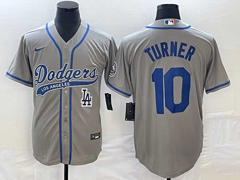 Men's Los Angeles Dodgers #10 Justin Turner Grey With Patch Cool Base Stitched Baseball Jersey,We sell and wholesale Men's Los Angeles Dodgers #10 Justin Turner Grey With Patch Cool Base Stitched Baseball Jersey on line form chian!