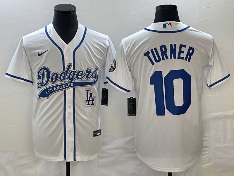 Men's Los Angeles Dodgers #10 Justin Turner White With Patch Cool Base Stitched Baseball Jersey,We sell and wholesale Men's Los Angeles Dodgers #10 Justin Turner White With Patch Cool Base Stitched Baseball Jersey on line form chian!