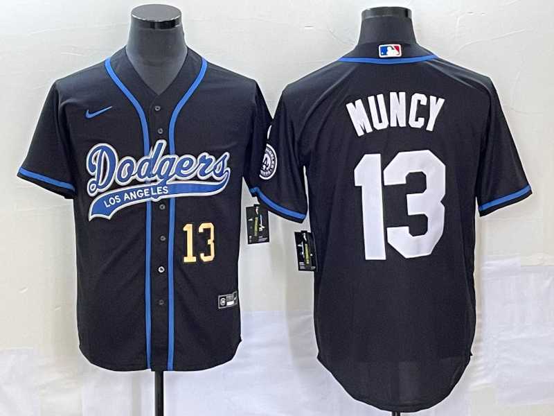Men's Los Angeles Dodgers #13 Max Muncy Number Black With Patch Cool Base Stitched Baseball Jersey,We sell and wholesale Men's Los Angeles Dodgers #13 Max Muncy Number Black With Patch Cool Base Stitched Baseball Jersey on line form chian!