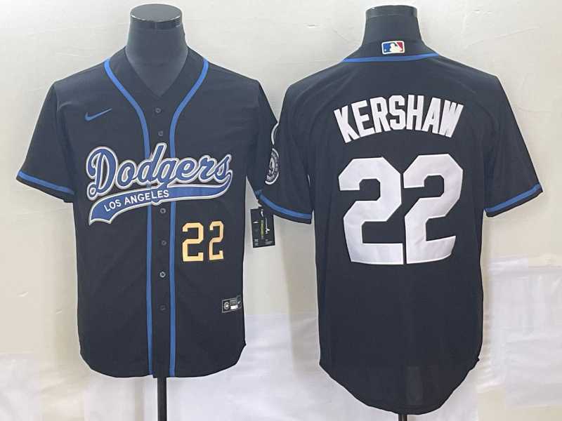 Men's Los Angeles Dodgers #22 Clayton Kershaw Number Black Cool Base Stitched Baseball Jersey,We sell and wholesale Men's Los Angeles Dodgers #22 Clayton Kershaw Number Black Cool Base Stitched Baseball Jersey on line form chian!